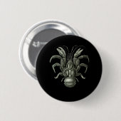Badge Rond 5 Cm Crabe de cocotiers (Devant & derrière)