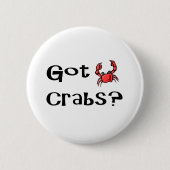 Badge Rond 5 Cm Crabes obtenus ? (Devant)