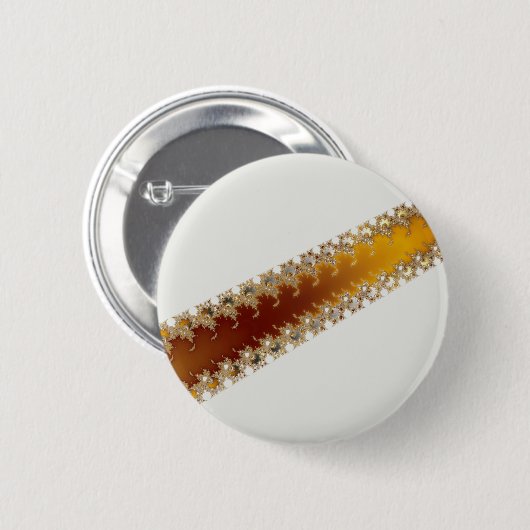 Badge Rond 5 Cm Crack - Bouton fractal (Devant & derrière)