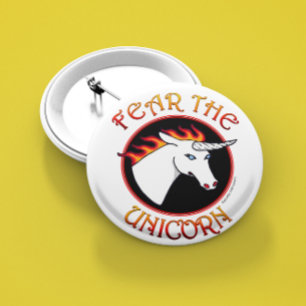 Badge Rond 5 Cm Craindre la licorne bouton épingle