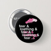 Badge Rond 5 Cm Crainte et répugnance (Devant & derrière)