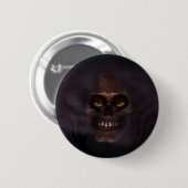 Badge Rond 5 Cm Crâne (Devant & derrière)