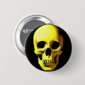 Badge Rond 5 Cm Crâne (Devant & derrière)