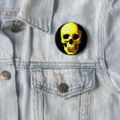 Badge Rond 5 Cm Crâne (En situation)
