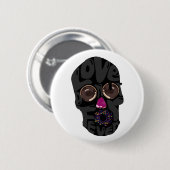 Badge Rond 5 Cm crâne-butée torique (Devant & derrière)