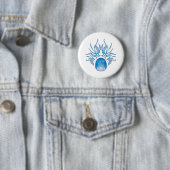 Badge Rond 5 Cm Crâne de soudure (En situation)