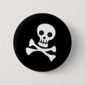 Badge Rond 5 Cm Crâne mignon (Devant)