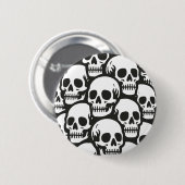 Badge Rond 5 Cm Crânes (Devant & derrière)