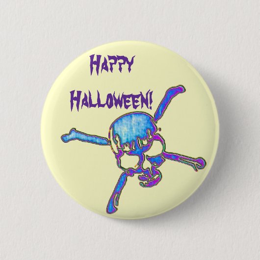 Badge Rond 5 Cm Crânes 6 (Devant)