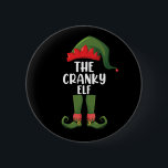 Badge Rond 5 Cm Cranky Elf Family Matching Group Noël<br><div class="desc">Cranky Elf Family Matching Group Noël</div>