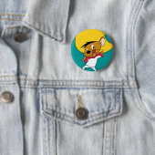 Badge Rond 5 Cm Cravate à mâchoires SPEEDY GONZALES™ (En situation)