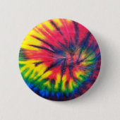Badge Rond 5 Cm Cravate Motif teint (Devant)