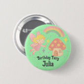 Badge Rond 5 Cm Crayon Modifiable de Style – Anniversaire Champign (Devant & derrière)