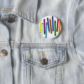 Badge Rond 5 Cm Crayons (En situation)