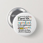 Badge Rond 5 Cm Crayons cassés couleur fixe (Devant & derrière)