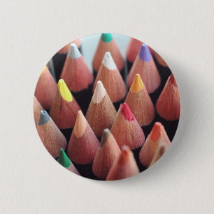 Badge Rond 5 Cm Crayons de couleur