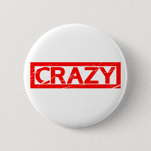 Badge Rond 5 Cm Crazy Stamp