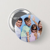 Badge Rond 5 Cm Create it yourself family script Custom Photo (Devant & derrière)