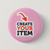 Badge Rond 5 Cm CREATE-YOUR-OWN do-it-yourself conçoivent le (Devant)