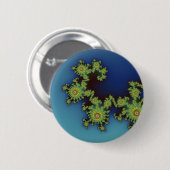 Badge Rond 5 Cm Créature de mer - bouton de fractale (Devant & derrière)