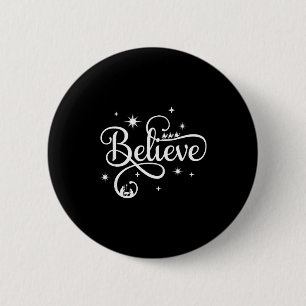 Badge Rond 5 Cm Crèche Croire Famille Chrétienne Joyeux Noël