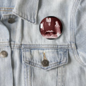 Badge Rond 5 Cm Crèche de Noël (En situation)