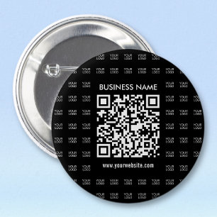Badge Rond 5 Cm Créer instantanément un code QR scannable et un mo