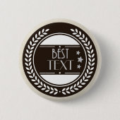 Badge Rond 5 Cm Créer sa propre récompense BEST (Devant)