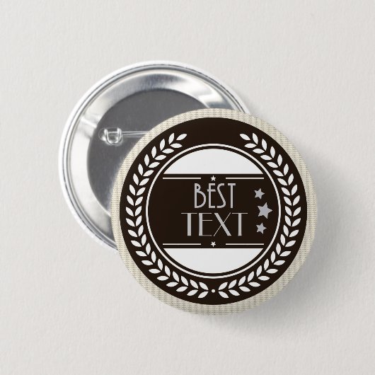 Badge Rond 5 Cm Créer sa propre récompense BEST (Devant & derrière)