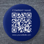 Badge Rond 5 Cm Créer un code QR instantanément Design simple mode<br><div class="desc">Entrez simplement l'adresse du site Web pour générer instantanément un code QR.</div>