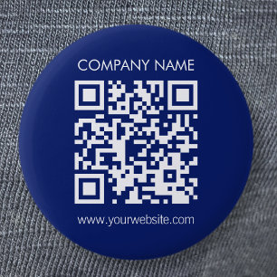 Badge Rond 5 Cm Créer un code QR instantanément Design simple mode