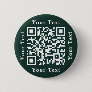 Badge Rond 5 Cm Créer un site Web d'entreprise personnalisé URL Sc