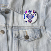 Badge Rond 5 Cm Créez votre propre Art amusant des États-Unis d'Am (En situation)