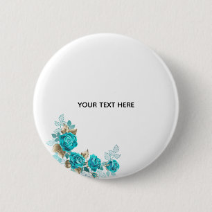 Badge Rond 5 Cm Créez Votre Propre Élégant Blanc