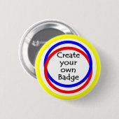 Badge Rond 5 Cm Créez votre propre insigne (Devant & derrière)