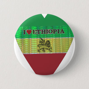 Badge Rond 5 Cm Créez votre propre J'aime Belle Ethiopie