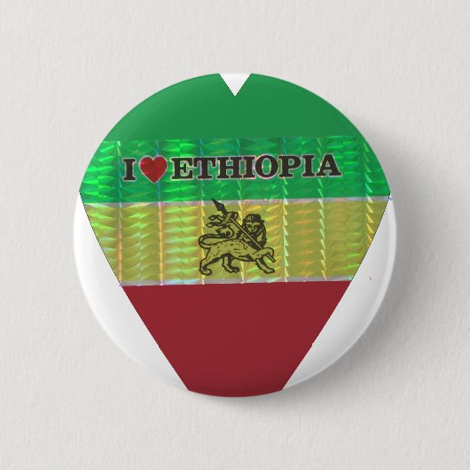Badge Rond 5 Cm Créez votre propre J'aime Belle Ethiopie (Devant)