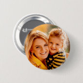 Badge Rond 5 Cm Créez votre propre photo personnalisée (Devant & derrière)