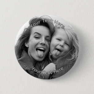Badge Rond 5 Cm Créez Votre Propre Photo Personnalisée DIY