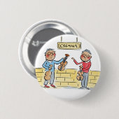 Badge Rond 5 Cm Crémone (Devant & derrière)