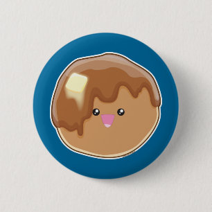 Badge Rond 5 Cm Crêpe !