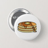 Badge Rond 5 Cm Crêpes - bouton (Devant & derrière)