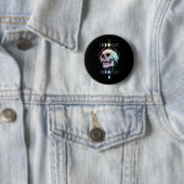 Badge Rond 5 Cm Crescent Moon Crâne Occulte Cuisine Pastel Goth (En situation)