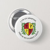 Badge Rond 5 Cm Crête de famille (Devant & derrière)