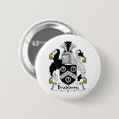 Badge Rond 5 Cm Crête de famille de Bradbury (Devant & derrière)