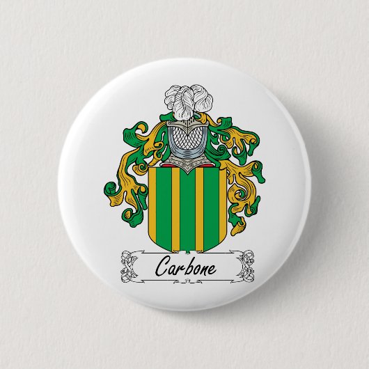 Badge Rond 5 Cm Crête de famille de Carbone (Devant)