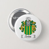Badge Rond 5 Cm Crête de famille de Carbone (Devant & derrière)
