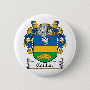 Badge Rond 5 Cm Crête de famille de Conlan