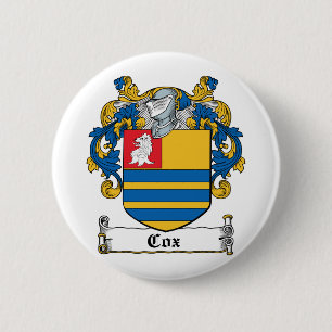 Badge Rond 5 Cm Crête de famille de Cox