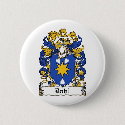 Badge Rond 5 Cm Crête de famille de Dahl (Devant)